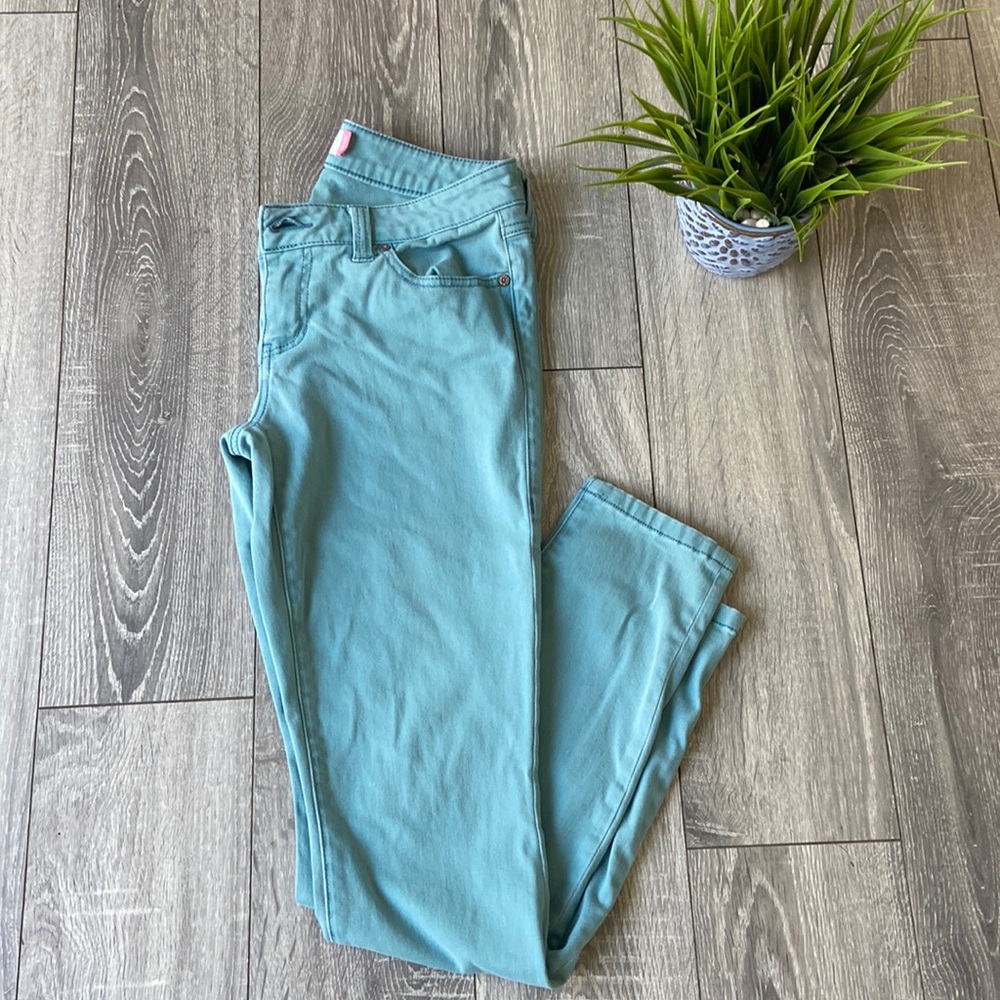 Cabi Turquoise/Aqua Skinny Jeans